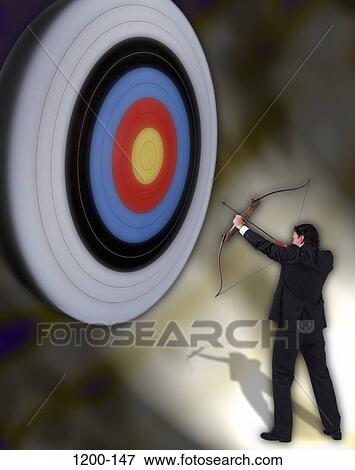 target, business, Middle-aged, accuracy, bow View Large Photo Image Stock Photo - target, business, Middle-aged, accuracy, bow. Fotosearch