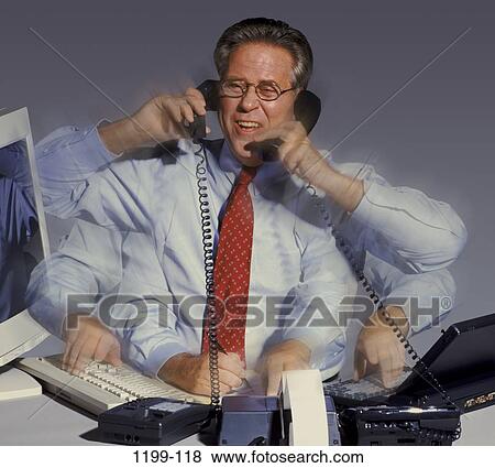 telephone, overwhelmed, phone, stress, business, concepts View Large Photo Image Stock Photo - telephone, overwhelmed, phone, stress, business, concepts. Fotosearch