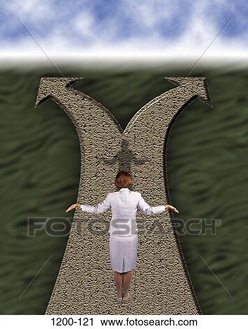 woman, choices, business, concepts, challenges, metaphors, contrast View Large Photo Image Stock Image - woman, choices, business, concepts, challenges, metaphors, contrast. Fotosearch