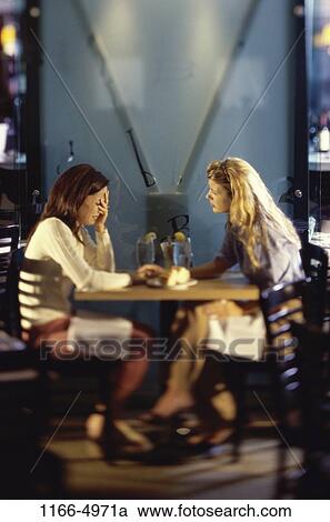 women, people, friends, restaurant, sad, together View Large Photo Image Stock Image - women, people, friends, restaurant, sad, together. Fotosearch