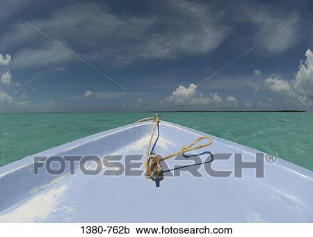 Boat in the sea, Los Roques, Venezuela View Large Photo Image Stock Image - Boat in the sea, Los Roques, Venezuela. Fotosearch