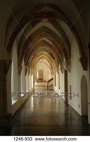 Corridor of a monastery, Sticna Monastery, Ivancna Gorica, Slovenia View Large Photo Image Stock Image - Corridor of a monastery, Sticna Monastery, Ivancna Gorica, Slovenia. Fotosearch