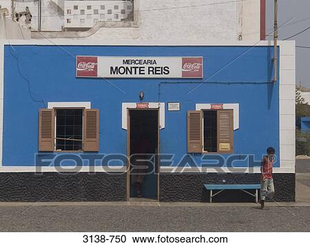 Facade of a grocery store, Palmeira, Sal, Cape Verde View Large Photo Image Stock Image - Facade of a grocery store, Palmeira, Sal, Cape Verde. Fotosearch