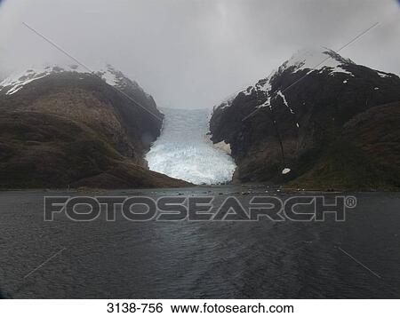 Fjord with mountains, Alsina Glacier, Patagonia, Chile View Large Photo Image Stock Photograph - Fjord with mountains, Alsina Glacier, Patagonia, Chile. Fotosearch