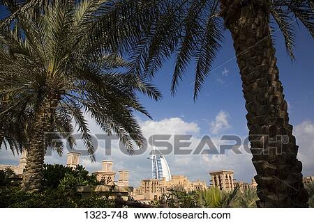 Hotel in a city, Burj Al Arab Hotel, Dubai, United Arab Emirates View Large Photo Image Stock Photo - Hotel in a city, Burj Al Arab Hotel, Dubai, United Arab Emirates. Fotosearch