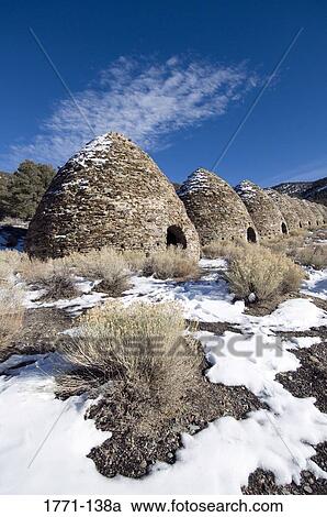 Kilns in a row, Wildrose Charcoal Kilns, Death Valley, Death Valley National Park, California, USA View Large Photo Image Stock Image - Kilns in a row, Wildrose Charcoal Kilns, Death Valley, Death Valley National Park, California, USA. Fotosearch