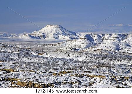 Landscape with snow, Wyoming, USA View Large Photo Image Stock Photography - Landscape with snow, Wyoming, USA. Fotosearch