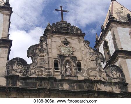 Low angle view of a church, Sao Francisco Church, Salvador, Bahia, Brazil View Large Photo Image Stock Image - Low angle view of a church, Sao Francisco Church, Salvador, Bahia, Brazil. Fotosearch