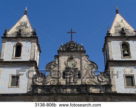 Low angle view of a church, Sao Francisco Church, Salvador, Bahia, Brazil View Large Photo Image Stock Image - Low angle view of a church, Sao Francisco Church, Salvador, Bahia, Brazil. Fotosearch