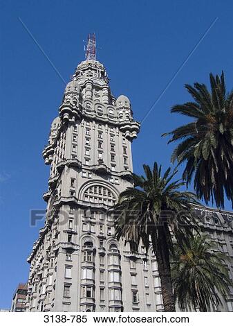 Low angle view of a palace, Salvo Palace, Plaza Independencia, Montevideo, Uruguay View Large Photo Image Stock Photography - Low angle view of a palace, Salvo Palace, Plaza Independencia, Montevideo, Uruguay. Fotosearch