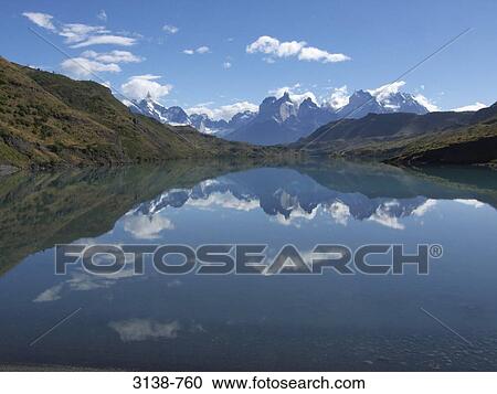 Mountains at the lakeside, Torres del Paine National Park, Patagonia, Chile View Large Photo Image Stock Image - Mountains at the lakeside, Torres del Paine National Park, Patagonia, Chile. Fotosearch