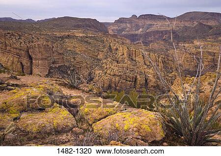 Panoramic view of mountains, Apache Trail, Superstition Mountains, Arizona, USA View Large Photo Image Stock Image - Panoramic view of mountains, Apache Trail, Superstition Mountains, Arizona, USA. Fotosearch