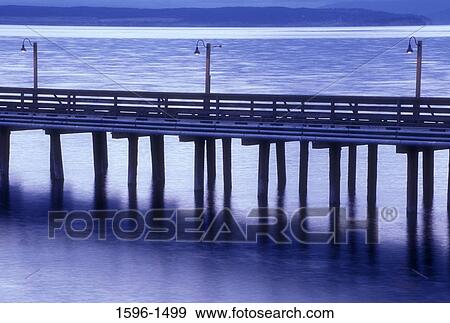 Pier in the sea, Coupeville Wharf, Ebey's Landing National Historic Reserve, Washington State, USA View Large Photo Image Stock Photo - Pier in the sea, Coupeville Wharf, Ebey's Landing National Historic Reserve, Washington State, USA. Fotosearch