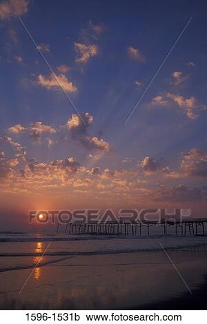 Pier in the sea, Jacksonville Beach, Jacksonville, Duval county, Florida, USA View Large Photo Image Stock Image - Pier in the sea, Jacksonville Beach, Jacksonville, Duval county, Florida, USA. Fotosearch