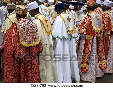 Rear view of priests standing together, Timkat Festival, Addis Ababa, Ethiopia View Large Photo Image Stock Image - Rear view of priests standing together, Timkat Festival, Addis Ababa, Ethiopia. Fotosearch