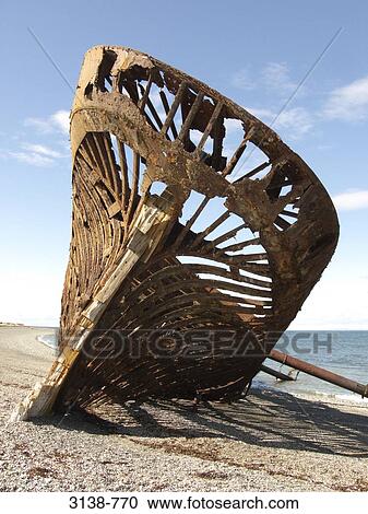 Shipwreck on the beach, Patagonia, Chile View Large Photo Image Stock Image - Shipwreck on the beach, Patagonia, Chile. Fotosearch