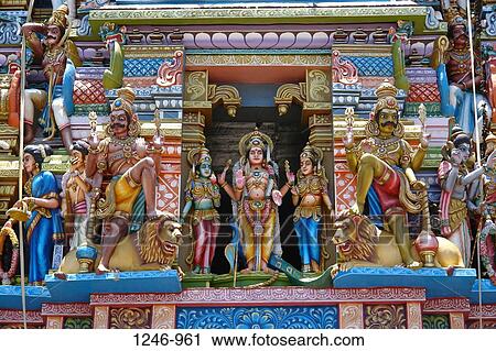 Statues at a temple, Sri Siva Subramaniya Swamy Temple, Colombo, Sri Lanka View Large Photo Image Stock Image - Statues at a temple, Sri Siva Subramaniya Swamy Temple, Colombo, Sri Lanka. Fotosearch