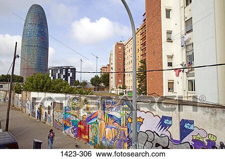 Tower in a city, Torre Agbar, Barcelona, Catalonia, Spain View Large Photo Image Stock Photograph - Tower in a city, Torre Agbar, Barcelona, Catalonia, Spain. Fotosearch