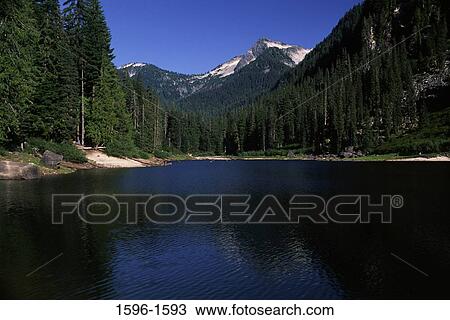Trees at the lakeside with mountains in the background, Slide Lake, Glacier Peak Wilderness, Mt Baker-Snoqualmie National Forest, Washington State, USA View Large Photo Image Stock Image - Trees at the lakeside with mountains in the background, Slide Lake, Glacier Peak Wilderness, Mt Baker-Snoqualmie National Forest, Washington State, USA. Fotosearch