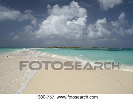 Waves on the beach, Los Roques, Venezuela View Large Photo Image Stock Photo - Waves on the beach, Los Roques, Venezuela. Fotosearch
