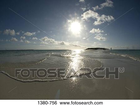 Waves on the beach, Los Roques, Venezuela View Large Photo Image Stock Photograph - Waves on the beach, Los Roques, Venezuela. Fotosearch