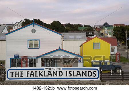 Welcome sign at the waterfront, Stanley, Falkland Islands, England View Large Photo Image Stock Image - Welcome sign at the waterfront, Stanley, Falkland Islands, England. Fotosearch
