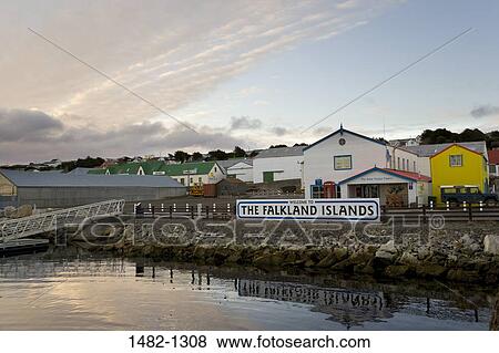 Welcome sign at the waterfront, Stanley, Falkland Islands, England View Large Photo Image Stock Photo - Welcome sign at the waterfront, Stanley, Falkland Islands, England. Fotosearch