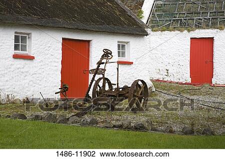Abandoned cart in front of a cottage, Kilmacrenan, County Donegal, Ulster Province, Ireland View Large Photo Image Stock Image - Abandoned cart in front of a cottage, Kilmacrenan, County Donegal, Ulster Province, Ireland. Fotosearch