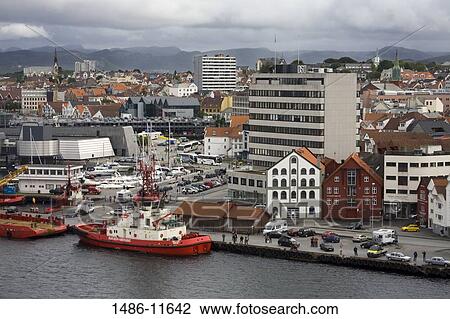 Aerial view of an oil rig supply ship at a dock, Stavanger, Rogaland County, Norway View Large Photo Image Stock Image - Aerial view of an oil rig supply ship at a dock, Stavanger, Rogaland County, Norway. Fotosearch