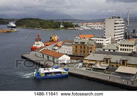 Aerial view of ships at a dock, Stavanger, Rogaland County, Norway View Large Photo Image Stock Image - Aerial view of ships at a dock, Stavanger, Rogaland County, Norway. Fotosearch