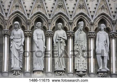 Architectural details of a cathedral, Nidaros Cathedral, Trondheim, Trondelag County, Trondelag, Norway View Large Photo Image Stock Photography - Architectural details of a cathedral, Nidaros Cathedral, Trondheim, Trondelag County, Trondelag, Norway. Fotosearch