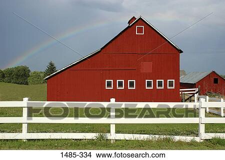 Barns in a field, Oregon, USA View Large Photo Image Picture - Barns in a field, Oregon, USA. Fotosearch