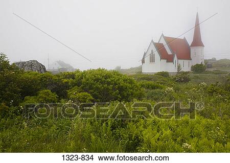 Church in a field, Peggy's Cove, Nova Scotia, Canada View Large Photo Image Picture - Church in a field, Peggy's Cove, Nova Scotia, Canada. Fotosearch