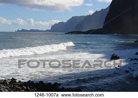 Cliffs at the coast, Faial, Madeira, Portugal View Large Photo Image Stock Image - Cliffs at the coast, Faial, Madeira, Portugal. Fotosearch