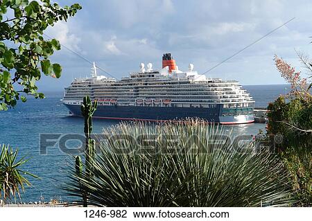 Cruise ship in the ocean, MS Queen Victoria, Cunard Line, Funchal, Madeira, Portugal View Large Photo Image Stock Image - Cruise ship in the ocean, MS Queen Victoria, Cunard Line, Funchal, Madeira, Portugal. Fotosearch