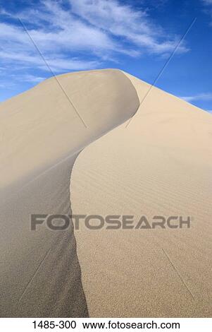Curving ridge of a sand dune, Nevada, USA View Large Photo Image Stock Image - Curving ridge of a sand dune, Nevada, USA. Fotosearch