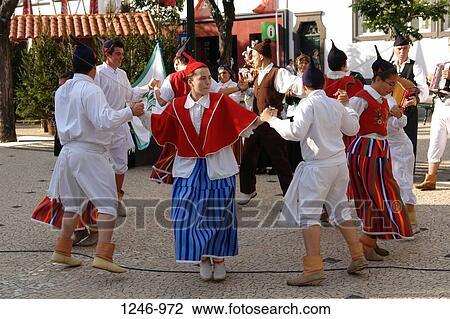 Dancers of a Camacha folklore group in traditional garb, Funchal, Madeira, Portugal View Large Photo Image Stock Image - Dancers of a Camacha folklore group in traditional garb, Funchal, Madeira, Portugal. Fotosearch
