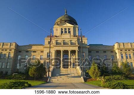 Facade of a government building, Montana State Capitol, Helena, Montana, USA View Large Photo Image Stock Image - Facade of a government building, Montana State Capitol, Helena, Montana, USA. Fotosearch