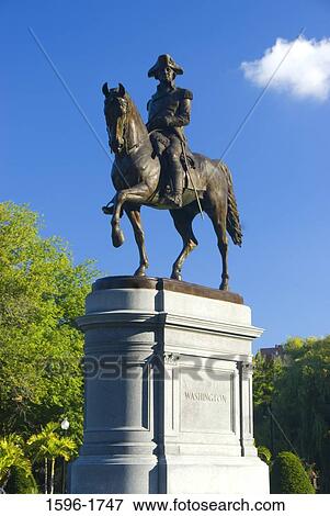 George Washington statue in a garden, Boston Public Garden, Boston, Massachusetts, USA View Large Photo Image Stock Photo - George Washington statue in a garden, Boston Public Garden, Boston, Massachusetts, USA. Fotosearch