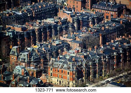 High angle view of buildings in a city, Boston, Suffolk County, Massachusetts, USA View Large Photo Image Stock Image - High angle view of buildings in a city, Boston, Suffolk County, Massachusetts, USA. Fotosearch