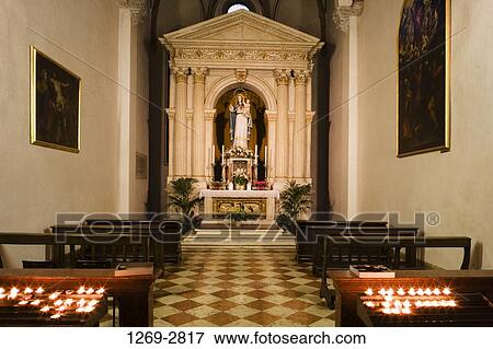 Interiors of a cathedral, Vicenza, Veneto, Italy View Large Photo Image Stock Photo - Interiors of a cathedral, Vicenza, Veneto, Italy. Fotosearch