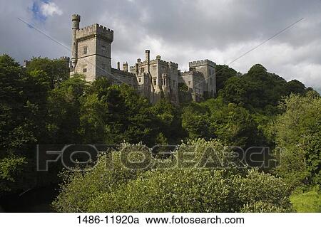 Low angle view of a castle, Lismore Castle, Lismore, County Waterford, Munster Province, Ireland View Large Photo Image Stock Image - Low angle view of a castle, Lismore Castle, Lismore, County Waterford, Munster Province, Ireland. Fotosearch