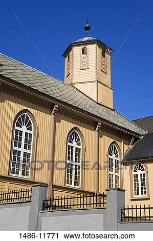 Low angle view of a church, Tromso Catholic Church, Tromso, Toms County, Nord-Norge, Norway View Large Photo Image Stock Image - Low angle view of a church, Tromso Catholic Church, Tromso, Toms County, Nord-Norge, Norway. Fotosearch