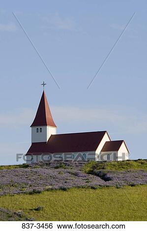 Low angle view of a church, Vik, Iceland View Large Photo Image Stock Photograph - Low angle view of a church, Vik, Iceland. Fotosearch