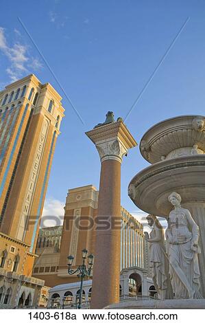 Low angle view of a fountain in front of a hotel, Venetian Hotel, Las Vegas, Clark County, Nevada, USA View Large Photo Image Stock Image - Low angle view of a fountain in front of a hotel, Venetian Hotel, Las Vegas, Clark County, Nevada, USA. Fotosearch