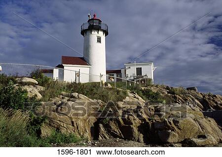 Low angle view of a lighthouse, Eastern Point Lighthouse, Gloucester, Cape Ann, Essex County, Massachusetts, USA View Large Photo Image Stock Image - Low angle view of a lighthouse, Eastern Point Lighthouse, Gloucester, Cape Ann, Essex County, Massachusetts, USA. Fotosearch