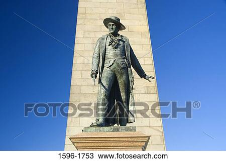 Low angle view of a statue of Colonel William Prescott, Bunker Hill Monument, Freedom Trail, Boston National Historic Park, Boston, Massachusetts, USA View Large Photo Image Stock Image - Low angle view of a statue of Colonel William Prescott, Bunker Hill Monument, Freedom Trail, Boston National Historic Park, Boston, Massachusetts, USA. Fotosearch