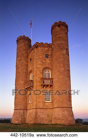 Low angle view of a tower, Broadway Tower, Broadway, Cotswold, Worcestershire, England View Large Photo Image Stock Image - Low angle view of a tower, Broadway Tower, Broadway, Cotswold, Worcestershire, England. Fotosearch