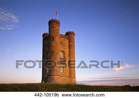Low angle view of a tower, Broadway Tower, Broadway, Cotswold, Worcestershire, England View Large Photo Image Stock Image - Low angle view of a tower, Broadway Tower, Broadway, Cotswold, Worcestershire, England. Fotosearch