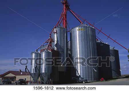 Low angle view of grain silos, Wabasha County, Minnesota, USA View Large Photo Image Stock Image - Low angle view of grain silos, Wabasha County, Minnesota, USA. Fotosearch